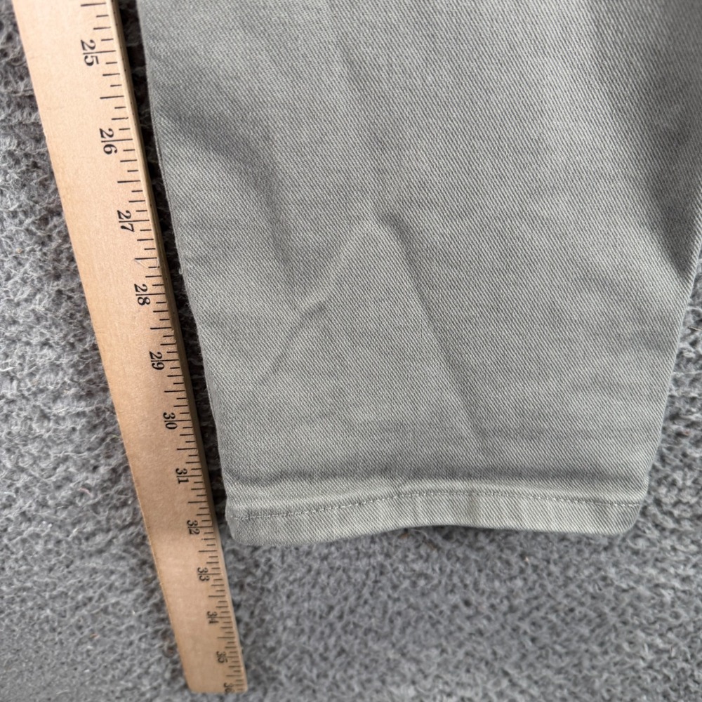 Express Jeans Mens 31x32 Gray Cotton Denim Straight Slim Travel Workwear Stretch - Picture 9 of 11
